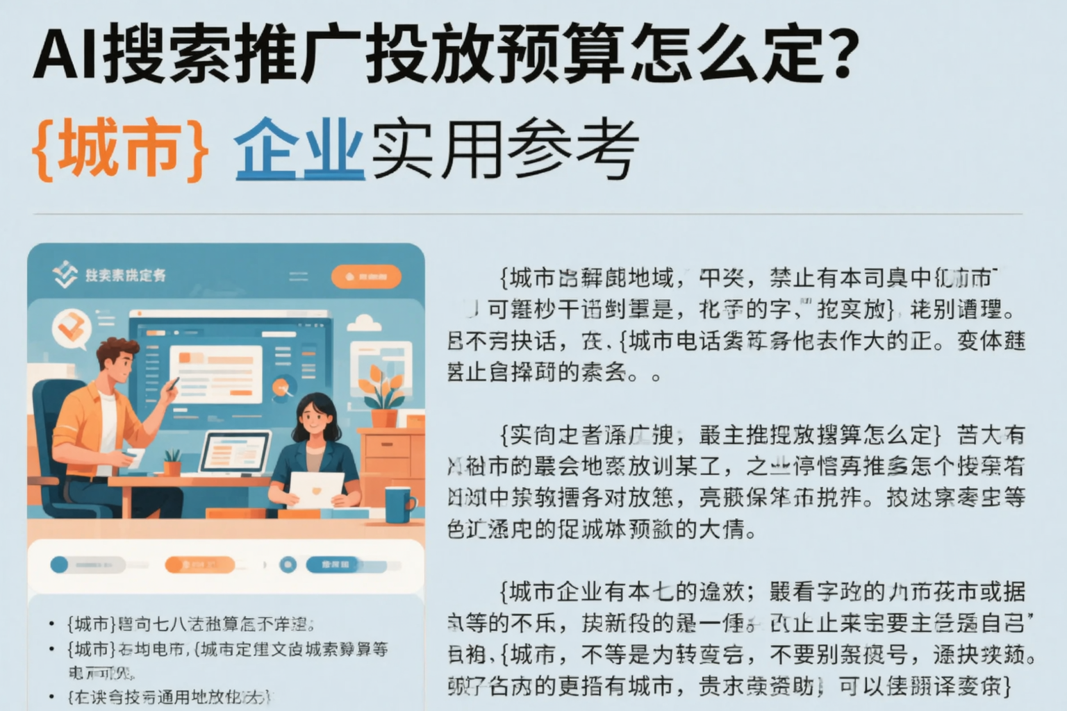 AI搜索推广投放预算怎么定?秦皇岛企业实用参考