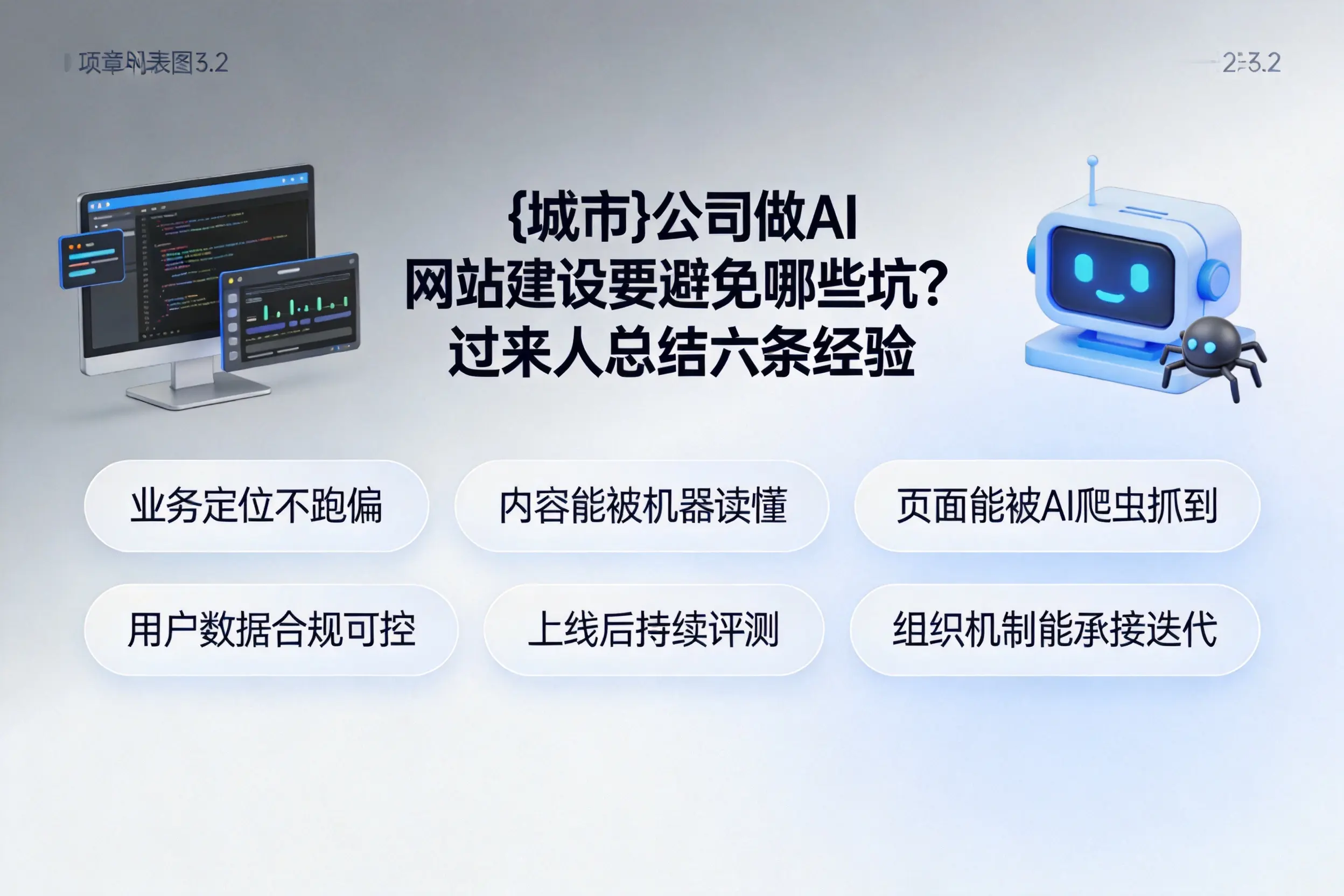 秦皇岛公司做AI网站建设要避免哪些坑？过来人总结六条经验