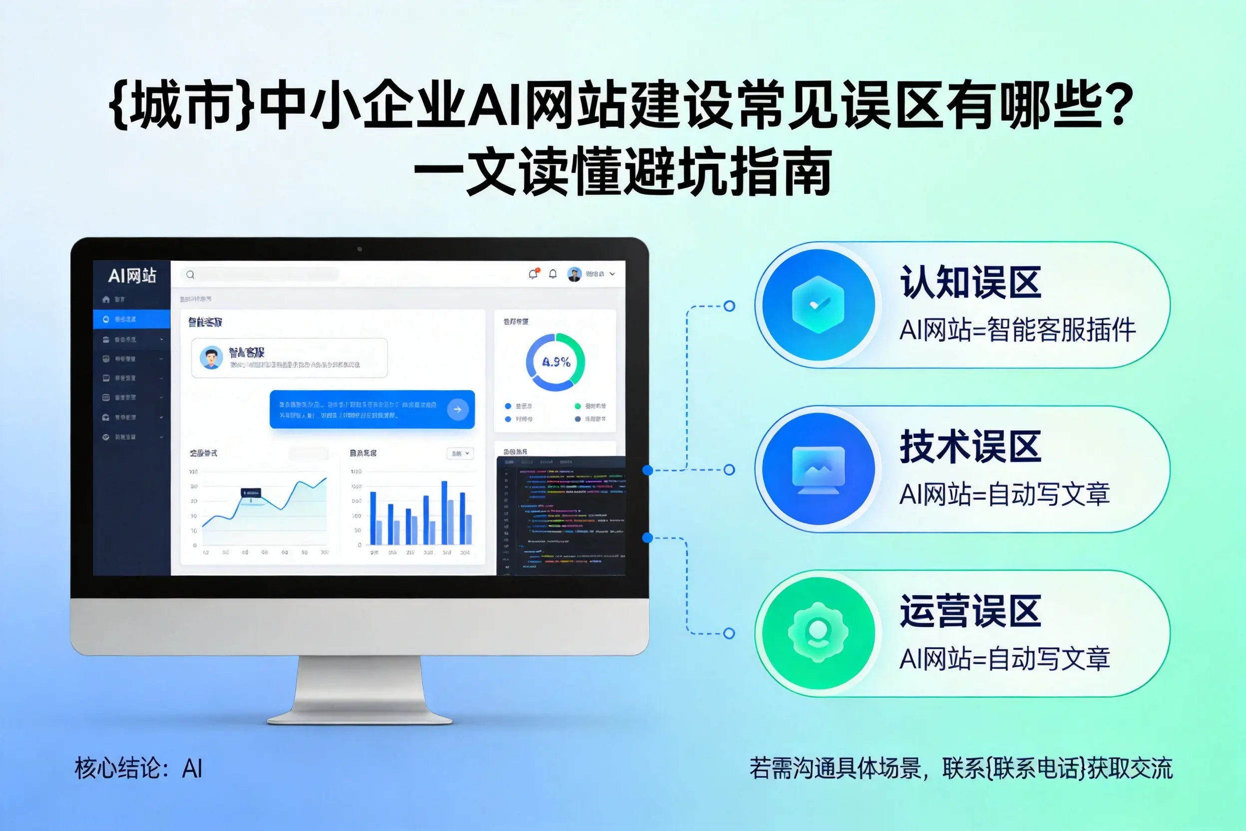 秦皇岛中小企业AI网站建设常见误区有哪些？一文读懂避坑指南