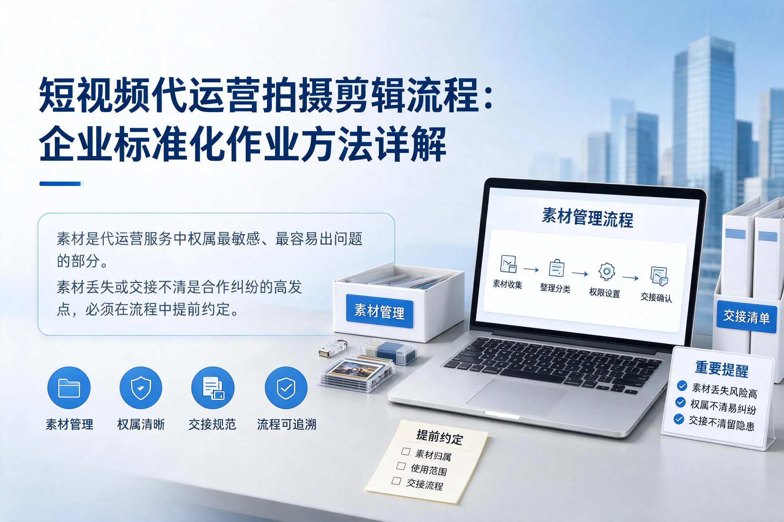 短视频代运营拍摄剪辑流程：秦皇岛企业标准化作业方法详解