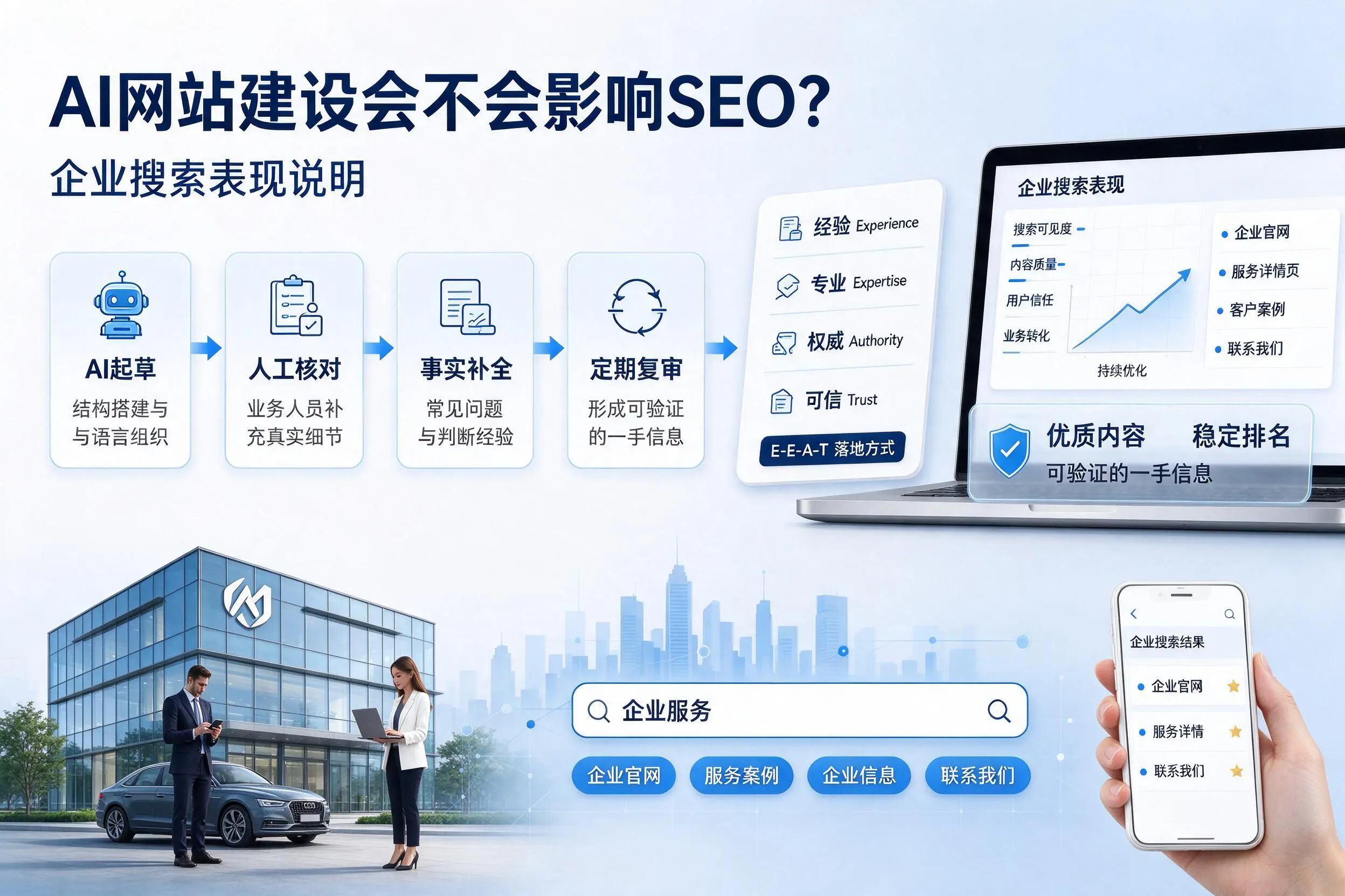 AI网站建设会不会影响SEO？秦皇岛企业搜索表现说明